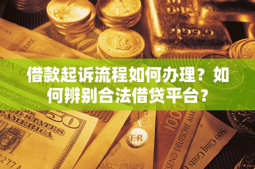 武汉借款起诉流程如何办理？如何辨别合法借贷平台？