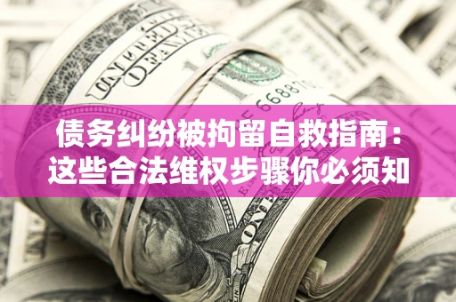 武汉债务纠纷被拘留自救指南：这些合法维权步骤你必须知道！