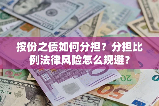 武汉按份之债如何分担？分担比例法律风险怎么规避？