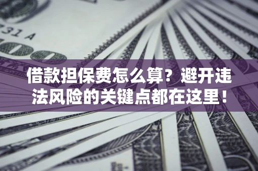 武汉借款担保费怎么算？避开违法风险的关键点都在这里！