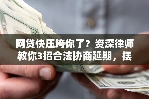 武汉网贷快压垮你了？资深律师教你3招合法协商延期，摆脱暴力催收！