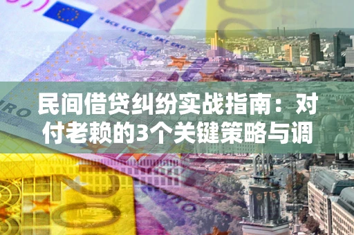 武汉民间借贷纠纷实战指南：对付老赖的3个关键策略与调解盲区解析
