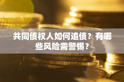 武汉共同债权人如何追债？有哪些风险需警惕？
