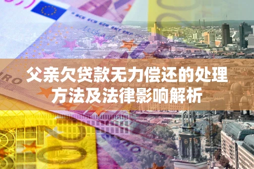 武汉父亲欠贷款无力偿还的处理方法及法律影响解析