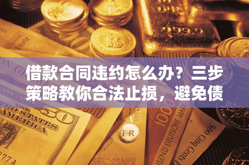 武汉借款合同违约怎么办？三步策略教你合法止损，避免债务危机升级