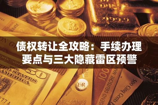 武汉债权转让全攻略：手续办理要点与三大隐藏雷区预警