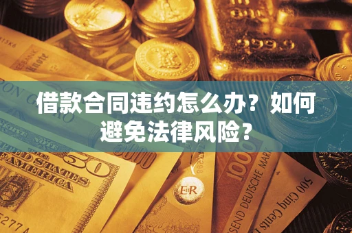 武汉借款合同违约怎么办？如何避免法律风险？