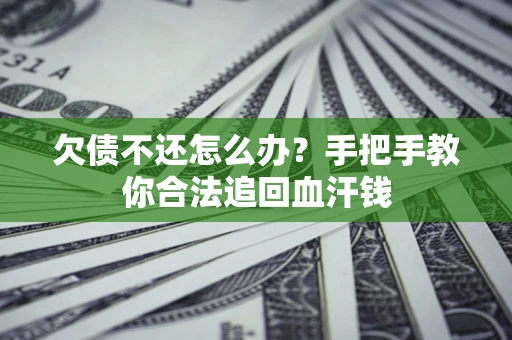 武汉欠债不还怎么办?手把手教你合法追回血汗钱 武汉欠债不还怎么办?手把手教你合法追回血汗钱