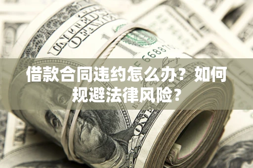 武汉借款合同违约怎么办？如何规避法律风险？